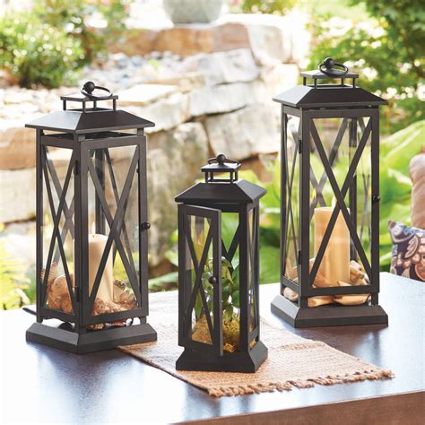 metal outdoor lanterns